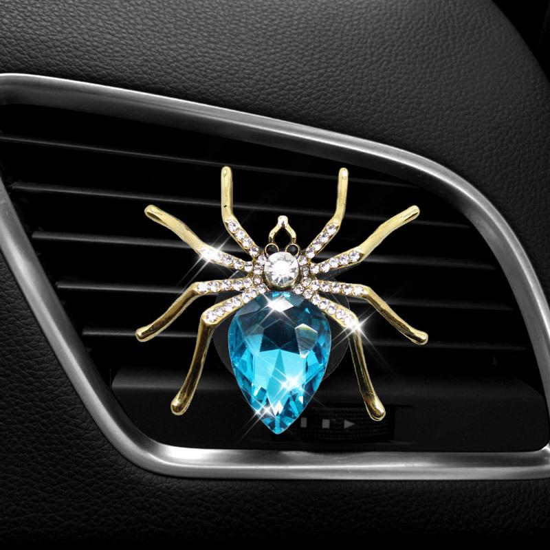 New Diamond Spider Style Perfume Bottle Car Air Conditioning Outlet Perfume Car Perfume Car Interior Accessories Car Fragrance