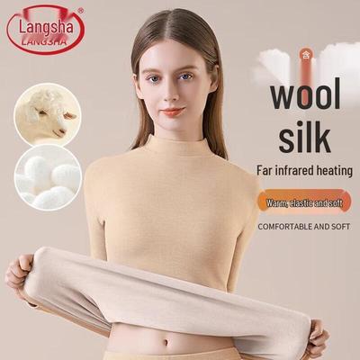 Women's Merino Wool & Silk Thermal Underwear Set
