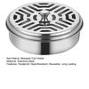 Egg Storage Shelf Multi-layer Food Grade Smooth Edge Large Capacity with Handle Save Space Burr Free Rotating Egg Organizer Shelf Kitchen Storage