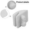 AXV014SP 8pcs Pool Vacuum Pod Shoe Kit for Hayward and For AquaBug Perfectly Tailored for Enhanced Performance and Comfort