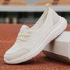 Spring Foot Lazy Shoes One-Foot Casual Women's Shoes Mother's Shoes Low-Top Flat-Sole Walking Shoes Comfortable Breathable