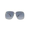 GUCCI Metal Pilot Metal Square Sunglasses Unisex