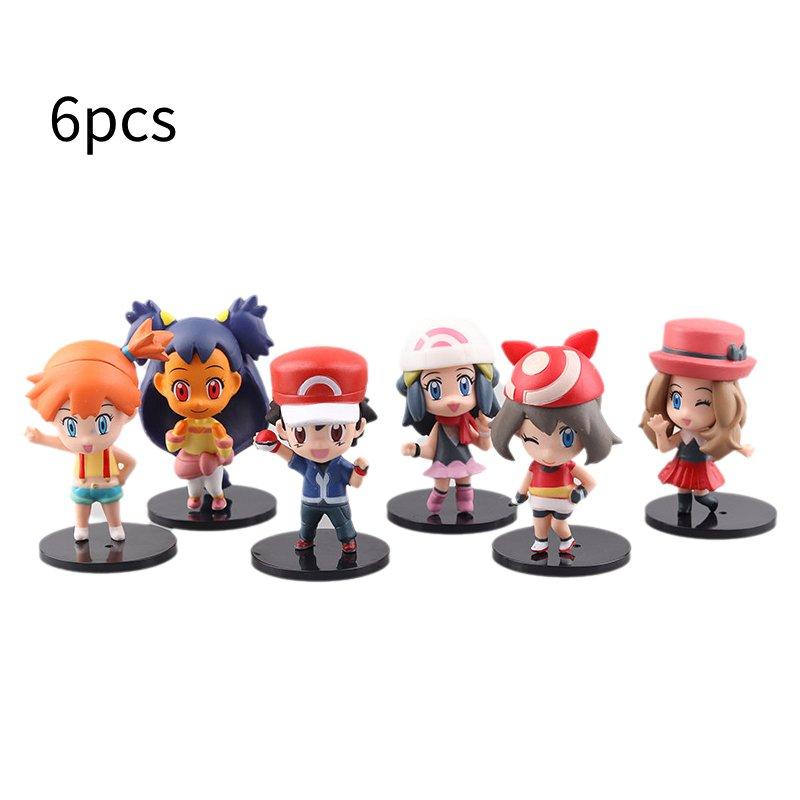 

Character Pvc 6pcs Toy Model Desktop Decoration Child Gift Christmas