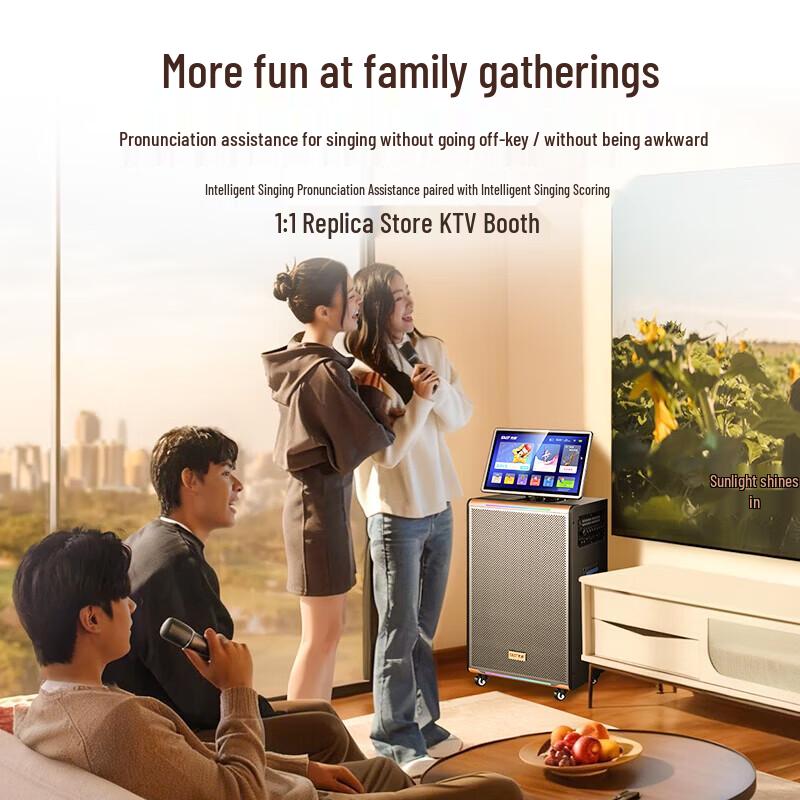 SAST Portable KTV Speaker System CN Plug (adapter Included)