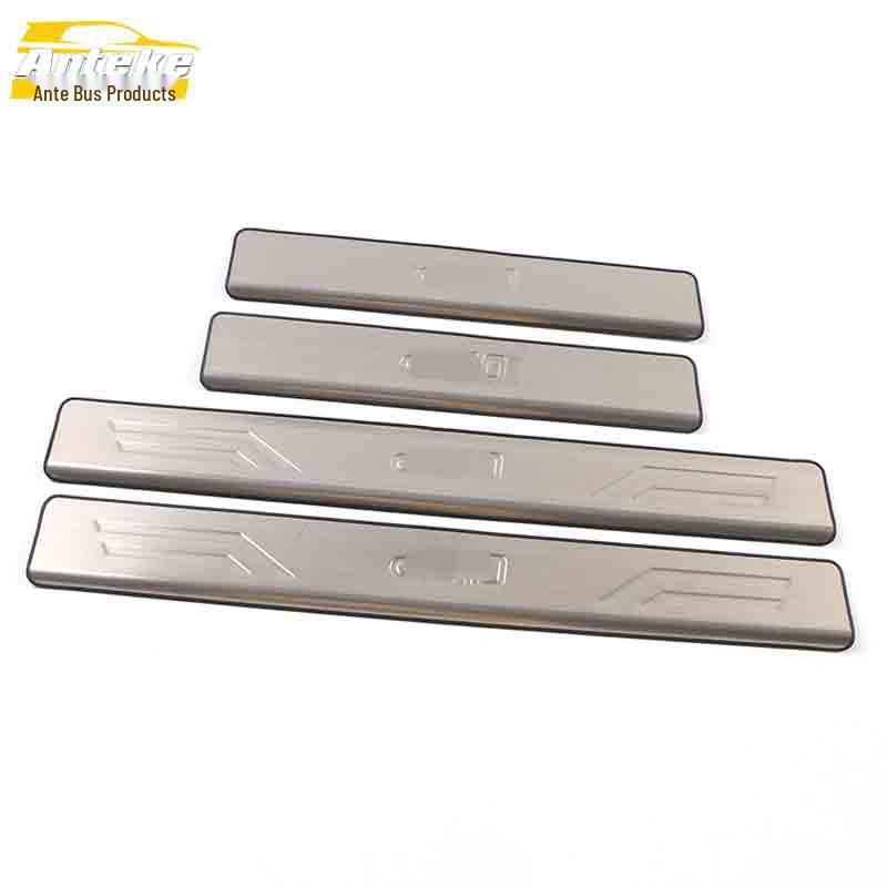 

Cheetah CS10 Stainless Steel Sill Strips: Bumper Welcome Pedal Trim Exterior Accessories