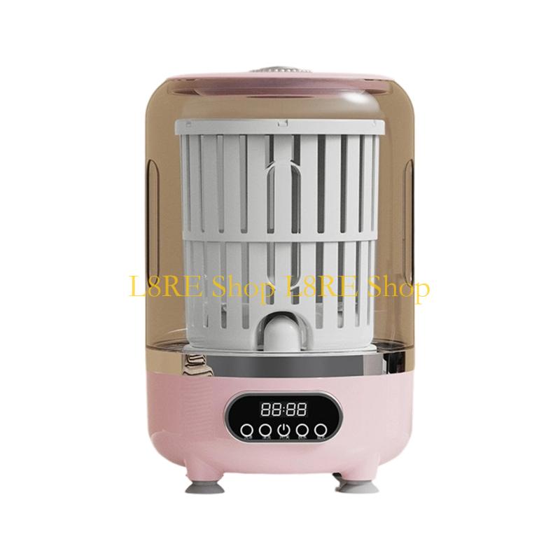 L8RE 3L Portable Mini Washing Machine Cordless Washer Underwear Cleaner for Socks Travel Camping Apartment Use