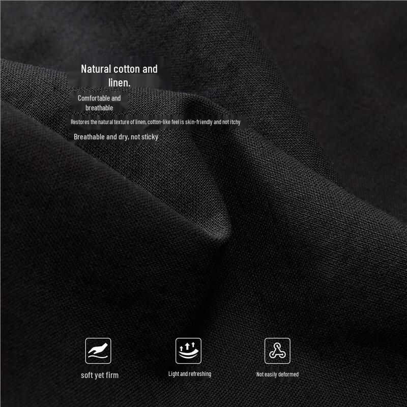 Giordano Women's Cotton Linen Barrel-Leg Cropped Pants