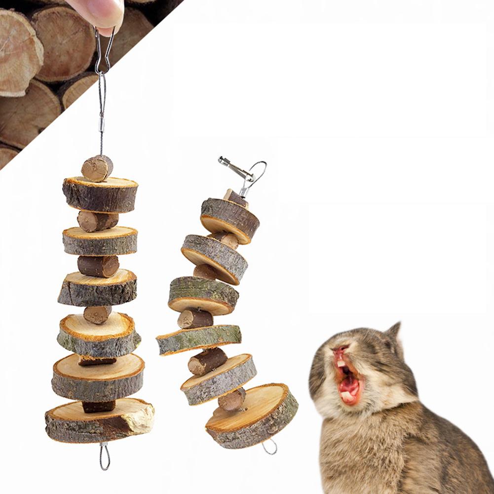 Natural Wood Chew Toy Small Animal Snack Toys Suitable For Rabbit Guinea Pig Chinchilla Hamster