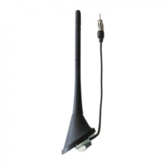 Car AM FM Radio Antenna Aerial Roof Mount Swivel Base Universal Black Auto Parts