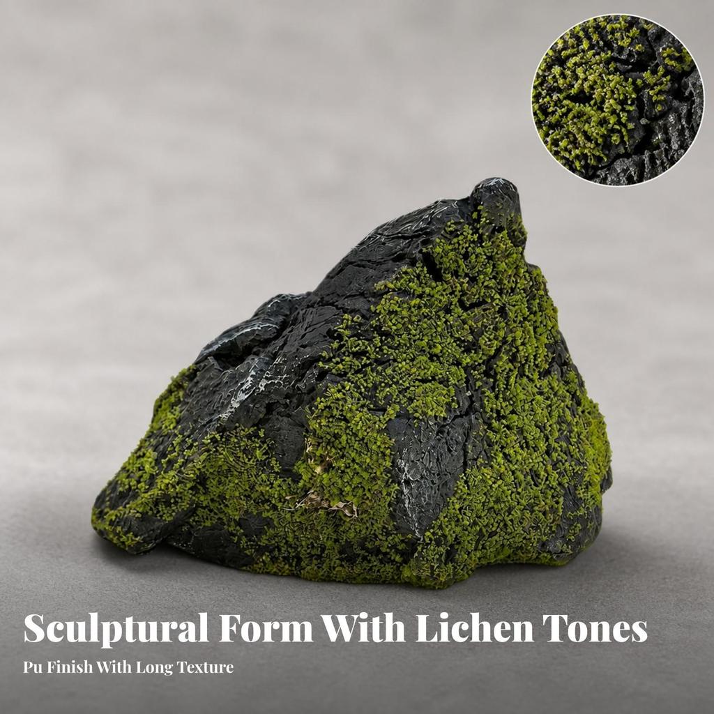Lightweight Artificial Landscape Stone Rugged Decorative Rock with Lichen
