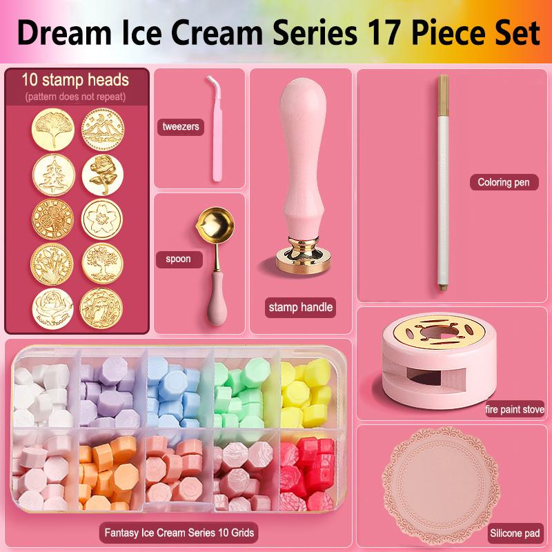 

Wax Seal Stamp Set Kit Sealing Wax Storage Box Seal Furnace Craft Supplies For Wedding Wax Seal Sealing Wax Stamp Making Tools