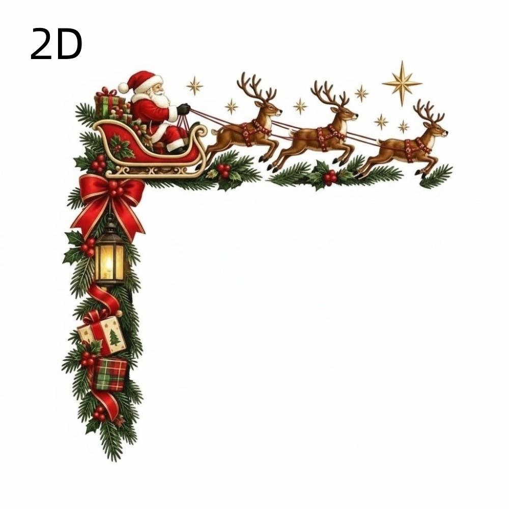 Holiday Themed Christmas Door Corner Decor Christmas Door Corner Sign Christmas Party