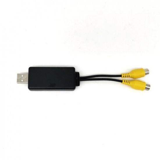 USB RCA Video Output Adapter For Car Android DVD Radio Head Unit to TV Monitor