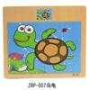 New 12 Pieces Wooden Puzzles Kids Cartoon Animal Wood Jigsaw Early Educational Learning Toys for Children GIFT