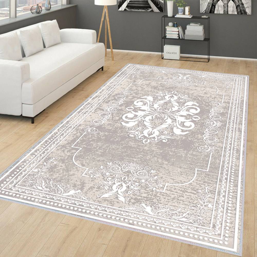 

Домашний моющийся ковер с принтом Eliana LNA0254 50x80 бежевый