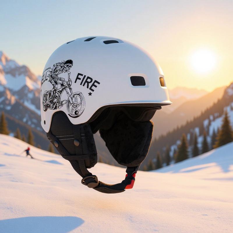 Adjustable Professional Ski & Snowboard Helmet for Men & Women - Warm, Safe, Durable Anti-Collision Equipment