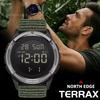 North EDGE 2026 TERRAX Men's Luxury Sports Digital Watch 47mm Outdoor Swimming Waterproof 50 Meter Stopwatch Countdown Light