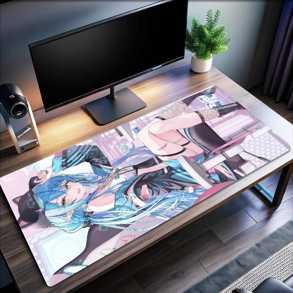 Mouse Pad MousePad Non-slip Lockedge Office Student Gaming Thickened Large Writing Y-Yukihana Lamy Pad Singer Cushion