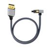 4K 60Hz DP To HDMI-compatible Video Cable High Definition Male To Male Braided Cord for Computer Monitor