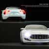 Maserati Alfieri Concept Car 1/32, Modello di Auto Sportiva in Lega, Pressofuso, Metallo, Veicoli, Giocattoli, Suono, Luce, Simulazione, Regalo per Bambini