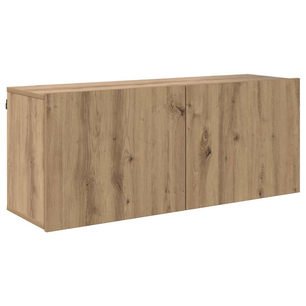 Wall Mounted TV Units 6 pcs Artisan Oak Wood Based Material