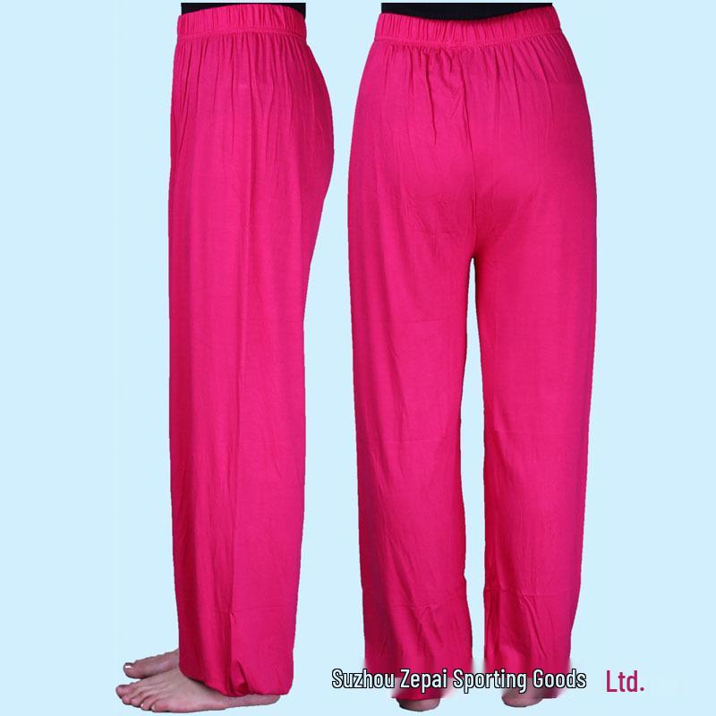 Pantalon lanterne Tai Chi Unisexe - Coupe ample Vêtements de Fitness et de Performance pour Printemps/Été
