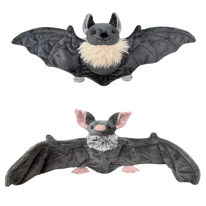 New 25cm Halloween Plushy Stuffed Bat Doll Plush Throw Pillow for Boys and Girls Christmas Halloween Decoration Holiday Gifts