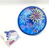 Foldable Round Hand Fan Bright Cartoon Prints Portable Hanging Chain Lightweight Cooling Fan for Kids Birthday Party Favor