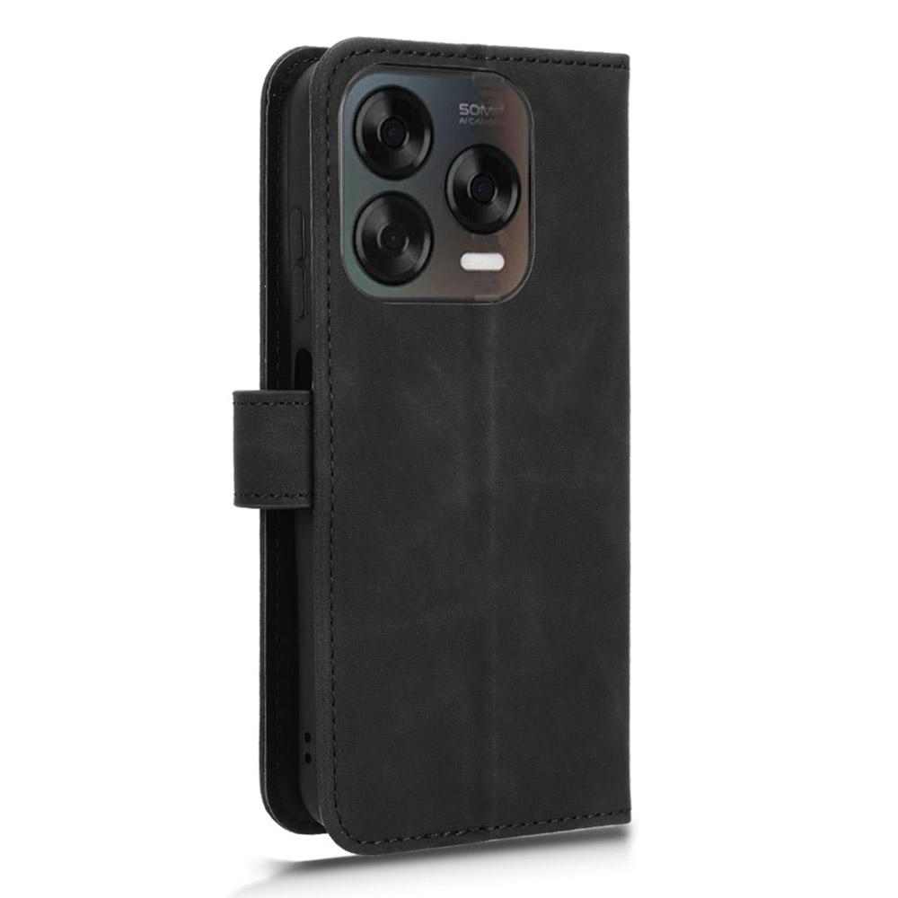 For ZTE Blade V70 Vita Leather Case Skin Feel Anti Drop Wallet Flip Phone Cover