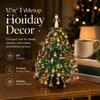 School Holiday Art Supplies DIY Beaded Christmas Tree Kit, Handmade with LED Lights, Craft Project, Bead Crafting Kit for Adults, Home Festive