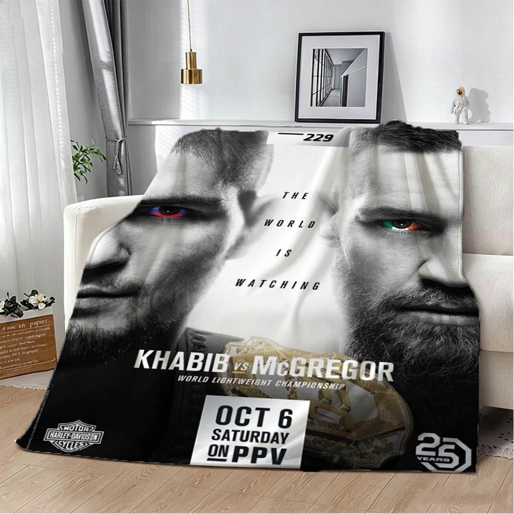 2026 U-Ultimate Fighting Championship C-Conor Flannel Blanket Soft Throw Blanket Art For Home Decor Bed Sofa Picnic Fans Gifts
