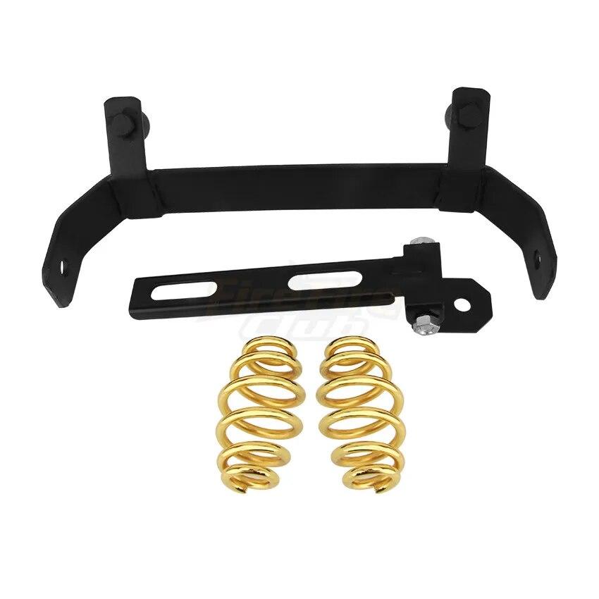 High Quality Solo Seat Spring Steel Driver Seat Spring Hardware Bracket Mount Kit For Harley Bobber Chopper Custom Moto Parts