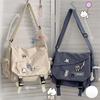 Borse in nylon Borsa a tracolla Borse a tracolla di grande capacità per ragazze adolescenti Uomini Borsa a tracolla Harajuku Borse da scuola per studenti Sac
