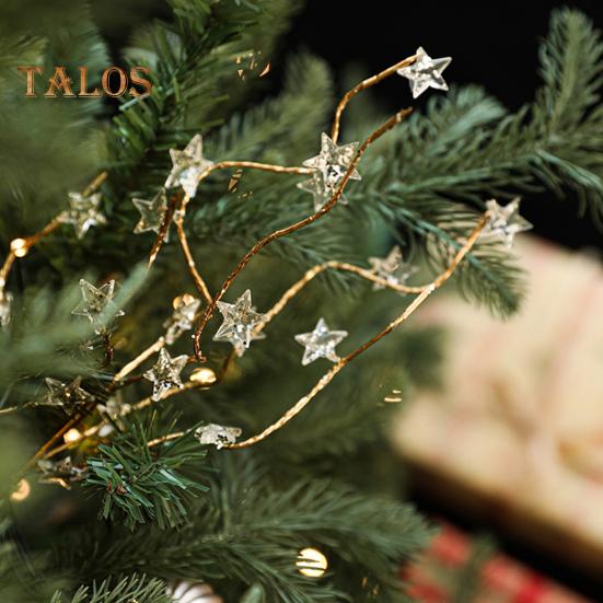 Sclipici artificiale de Crăciun Ornamente de tulpină de fructe de pădure de cristal artificial Pom de Crăciun crenguță strălucitoare crenguțe de mărgele pentru decorarea vazei de nuntă de vacanță