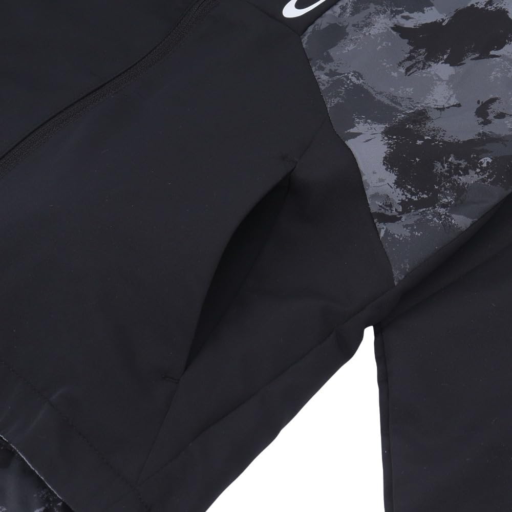 Oakley YTR Vindduk Størrelse Størrelse S Jakke, 9.0, Barns (02E), Blackout, (140 cm)