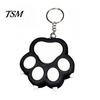 Novelty Bag Decoration Panda Paw Clicker Keychain, Cute Stress Relief Fidget Toy for Black And White Key Charm Car, Couple Ring Hanging Ornament,