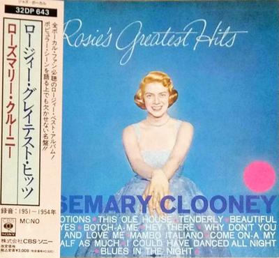 CD ROSEMARY CLOONEY  Rosies Greatest Hits 32DP643 CBSSony 1987 Japan Jazz Used