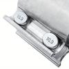 1PC Heavy-Duty Exhaust Pipe Clamp Durable Car Exhaust System Repair Thickened And Reinforced Stainless Steel Clamp 50MM