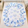 New Pure Cotton Single Bed Sheet Cartoon Small Fresh All Cotton Bed Sheet Single Double Mattress Protective Cover