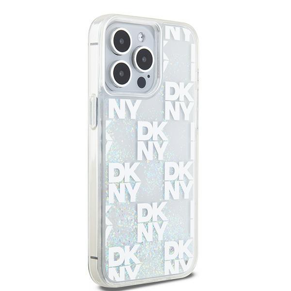 Dkny Dkhcp15Xlcpept Iphone 15 Pro Max6.7 Biały/White Hardcase Płynny Brokat Multilogo