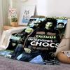 Tokio Hotel Band Retro Printed Blanket Warm Blanket Flannel Soft Comfort Blanket Home Travel Bedding Sofa Supplies Birthday Gift