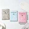 PU Leather Passport Holder Wallet Card holder Stylish plane travel accessory for women or men on flight travel cmc