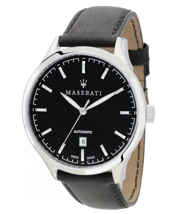 

Мужские часы Maserati Attrazione с автоматическим механизмом, циферблат «солнечные лучи» черного цвета, R8821126001 чёрный