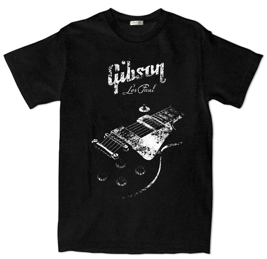 

Футболка с принтом Gibson Guitar Топы Женские Летняя Мода Повседневные Унисекс Топы Одежда Футболка Графическая футболка S