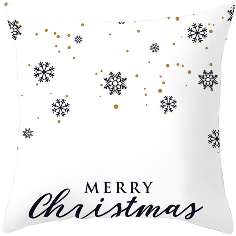 Merry Christmas holiday decoration cushion cover sofa office seat car ornaments bedroom room home  45x45cm