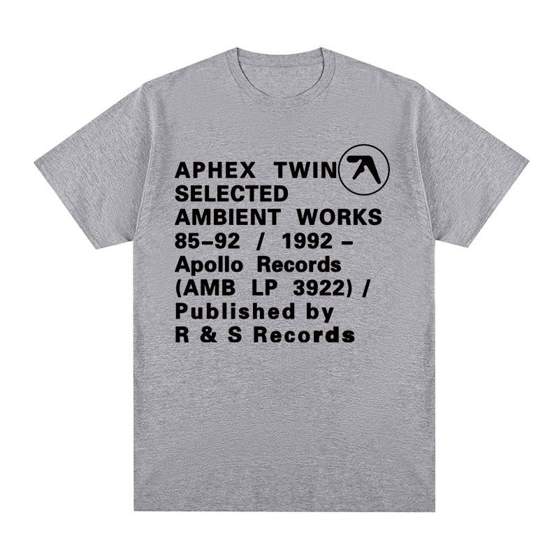 APHEX TWIN Vintage T-Shirt Y2K Streetwear Kleidung Geburtstagsgeschenk Baumwolle Herren T-Shirt Neues T-Shirt Damen Tops