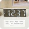 Mirror Display LED Mirror Clock Sound Control Large Number Digital Alarm Clock Mute Function Adjustable Brightness