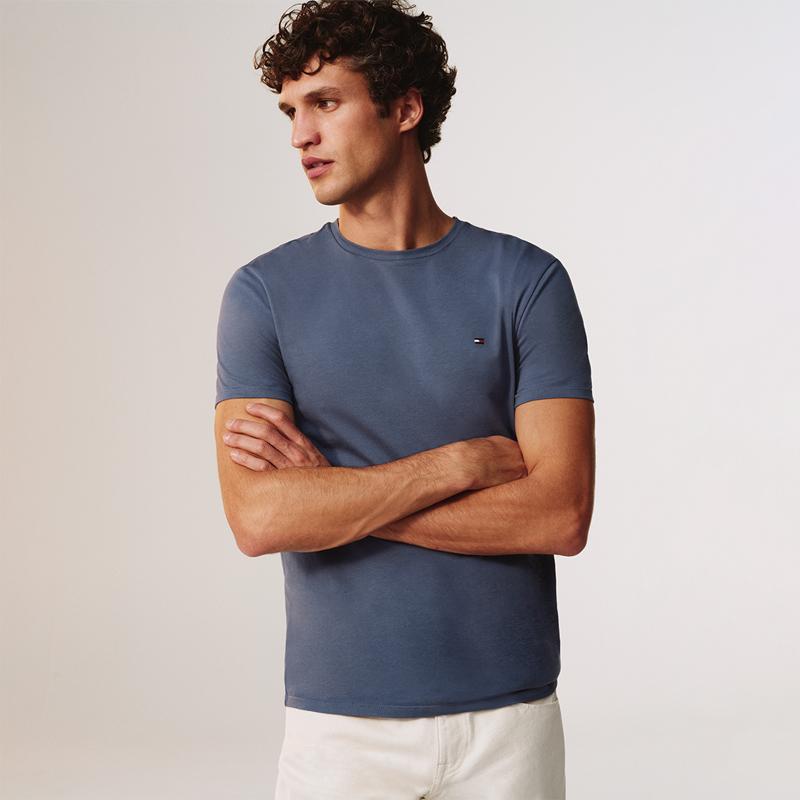 Tommy Hilfiger T-Shirts Men's Crew Neck Moderate 78JA561