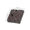3Pcs Volcanic Rock Aquascaping Stones for Plant Cultivation Moss Stabilization Natural Aquarium Rocks Betta Fish Tank