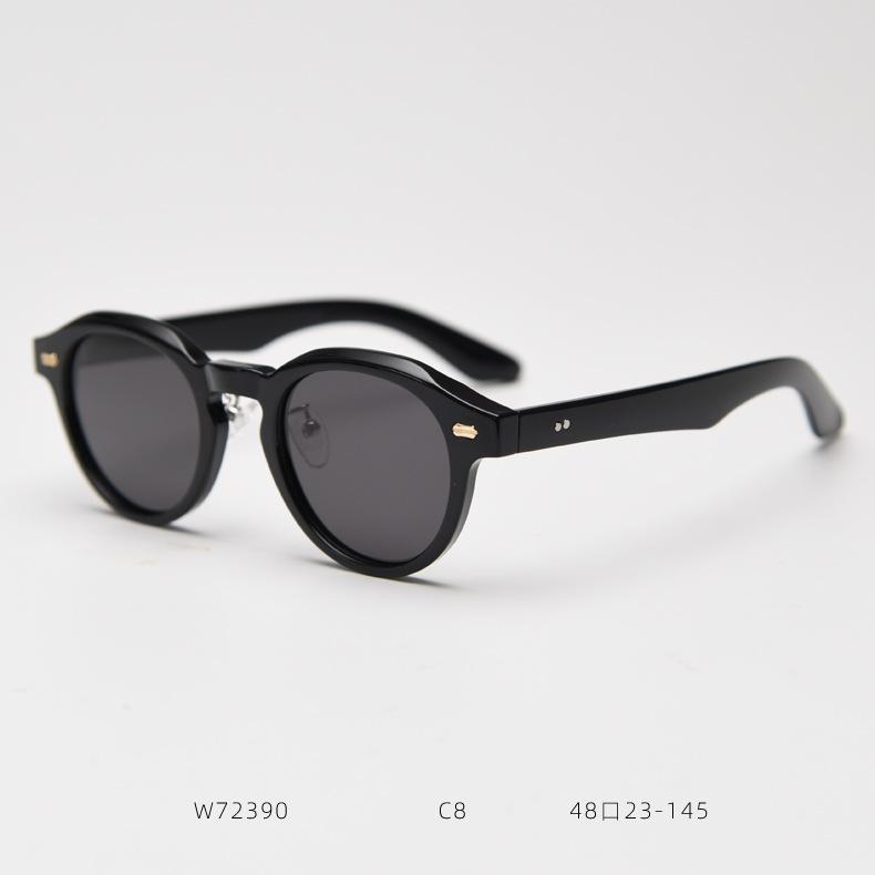 2026 New Trendy Personality Classic Retro Polarized Sunglasses Fashionable Men s and Women s Street Shot Willow Nail Sunglasses